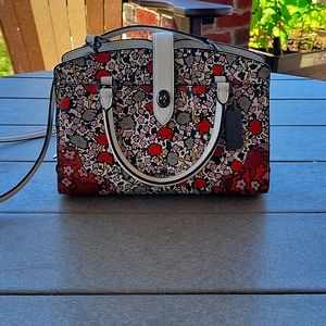 Coach Floral Leather Purse